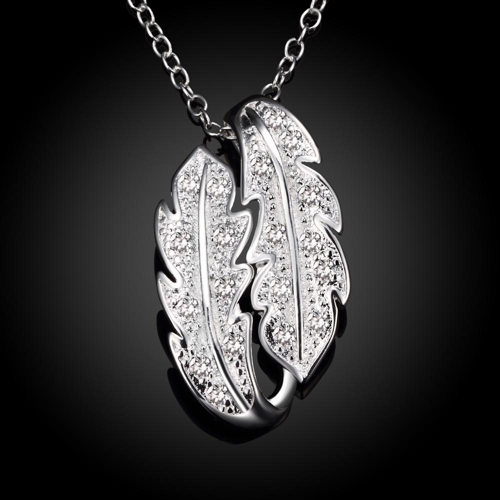 Clichy Necklace in 18K White Gold Plated made with Swarovski Crystals