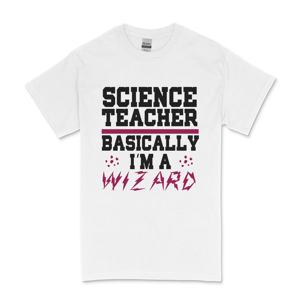 Science Teacher Wizard Men's T-shirt