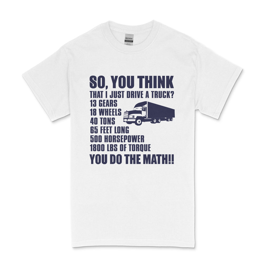 Truck Driver Math Men's T-shirt