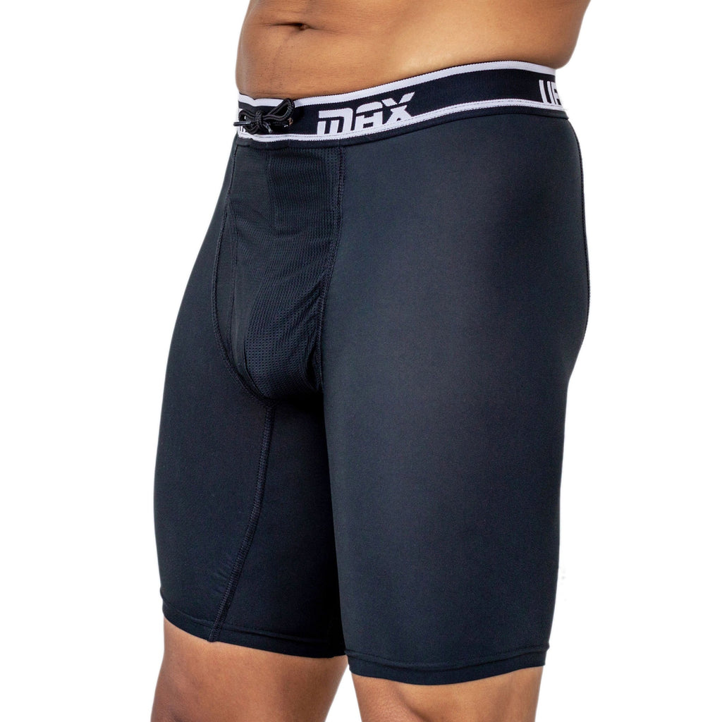 MAX Support 9 Inch Boxer Briefs Polyester Gen 3.1 Available in Black