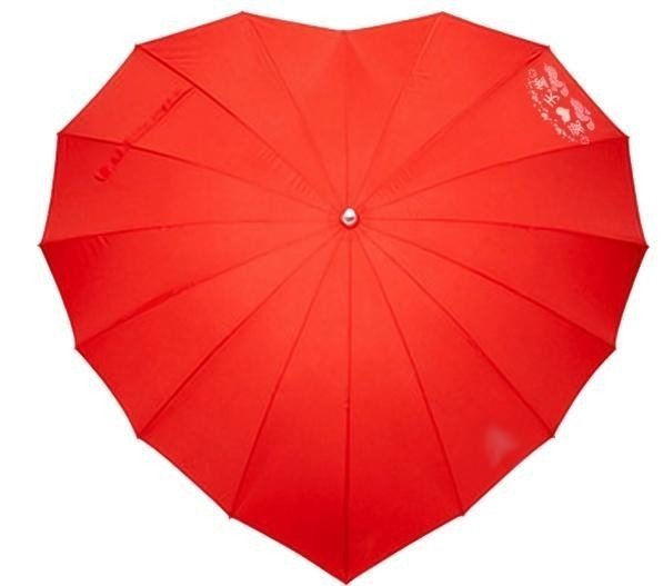 Red Heart Umbrella