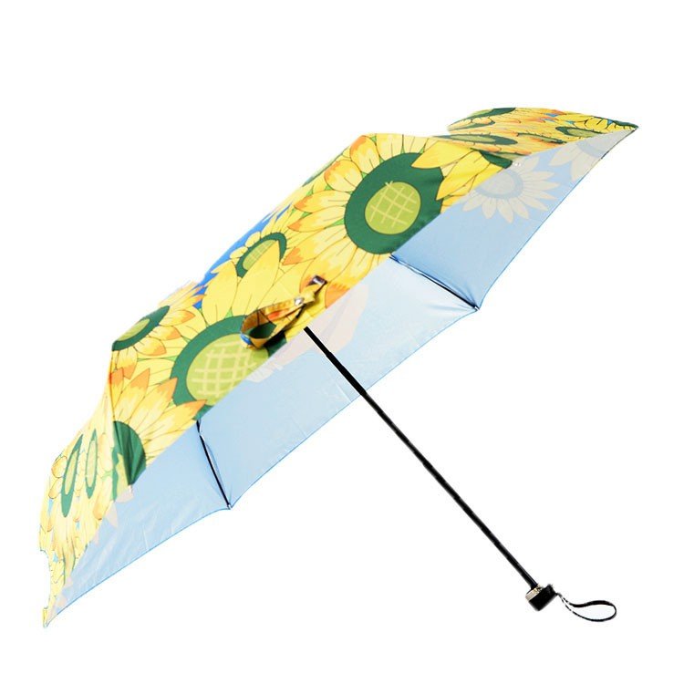 Sunflower Girl Sunny Umbrella