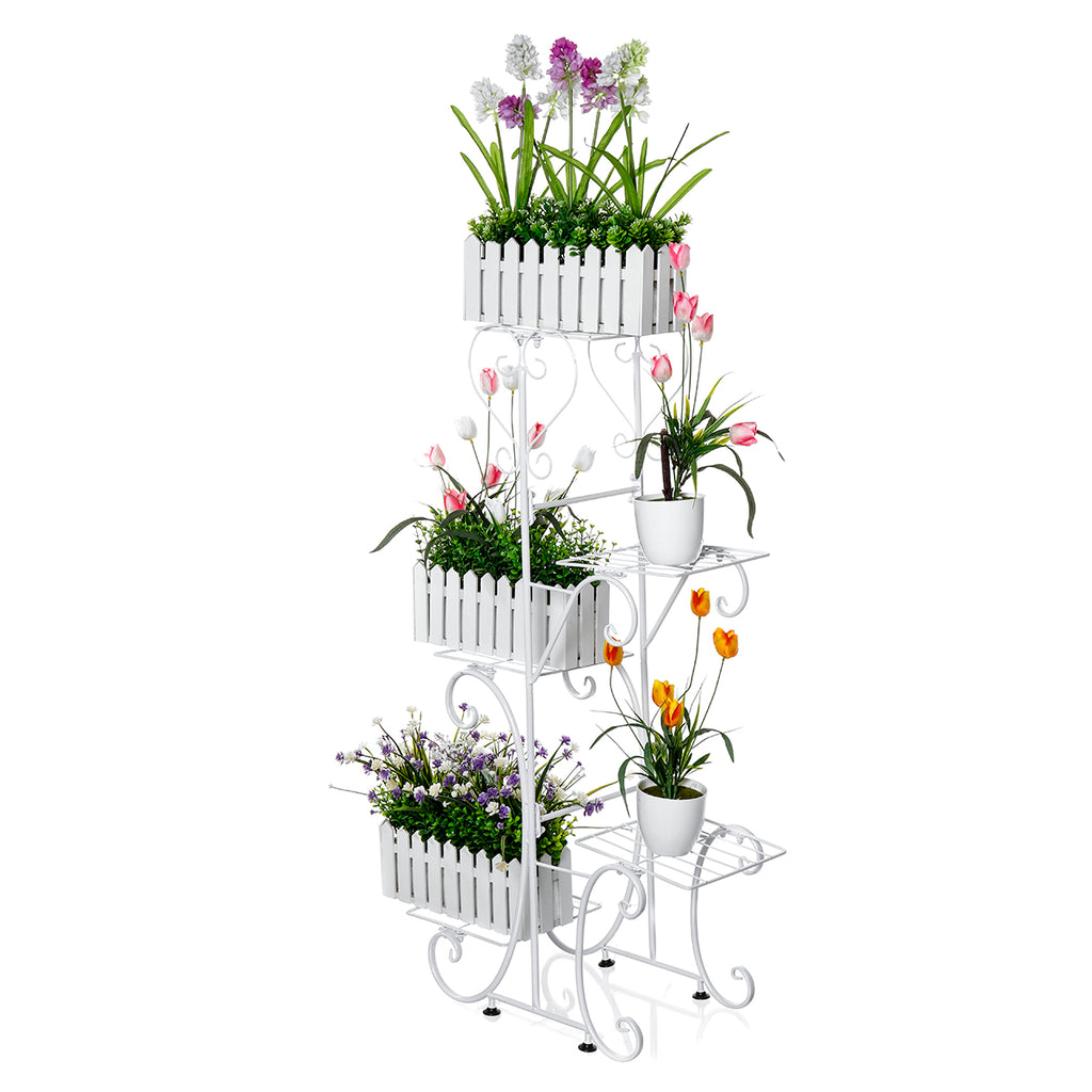 5 Tier Metal Plant Stand & Flower Pot Holder