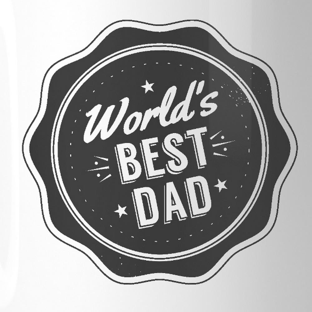 World's Best Dad Ceramic Gift Mug Perfect Fathers