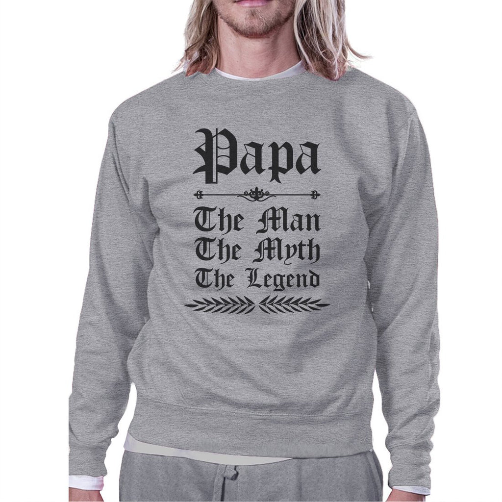 Vintage Gothic Papa Mens/Unisex Fleece Sweatshirt
