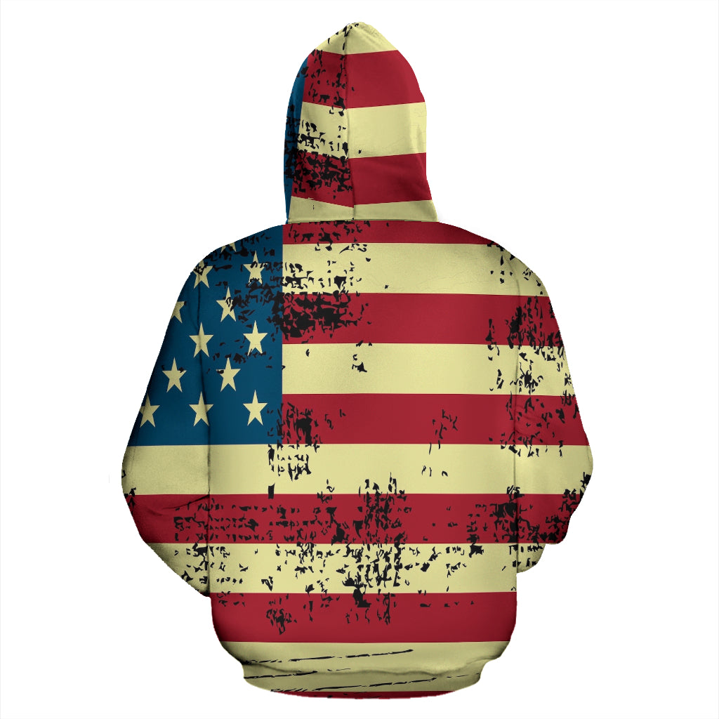 American Flag Zip Hoodie