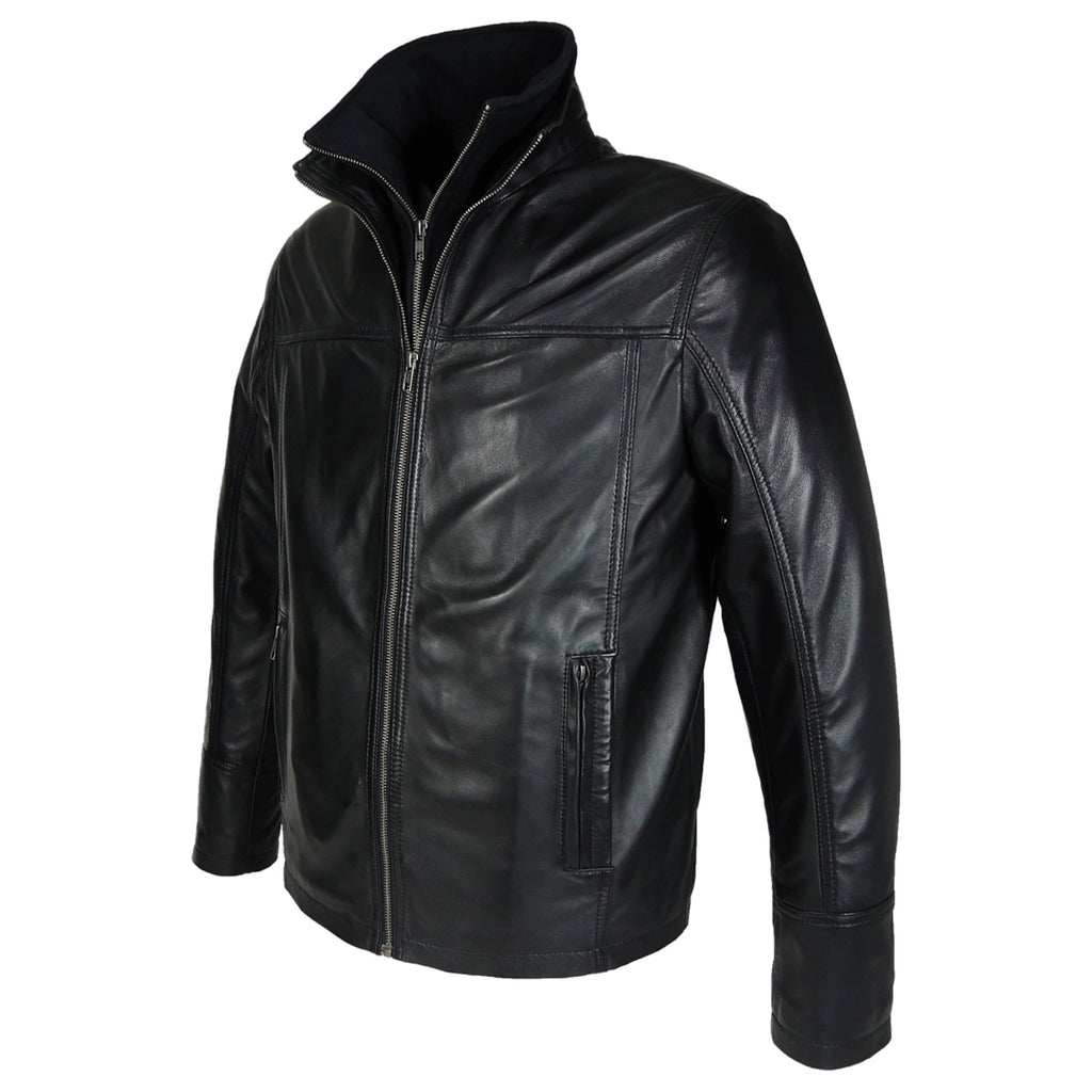 Mens Oxford Csaba Leather Jacket