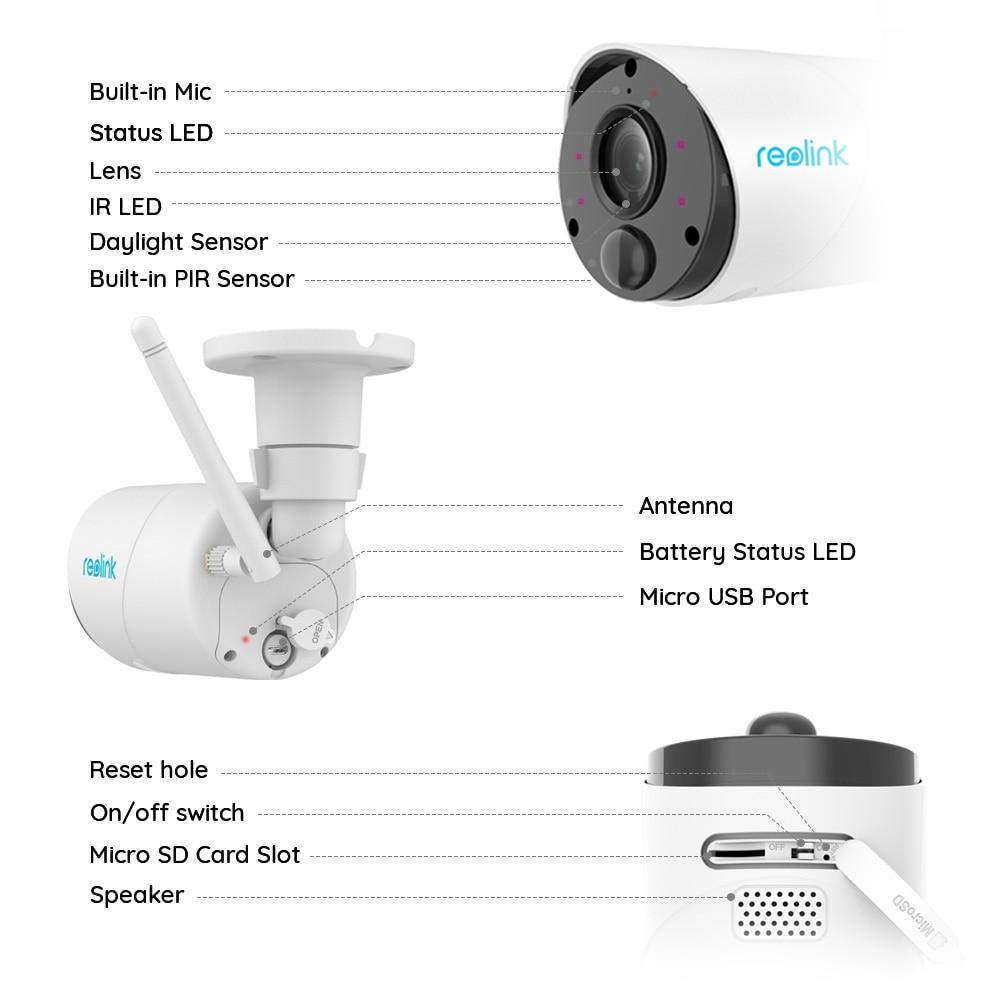 Argus Eco Full HD 1080p Battery Powered 100% Wireless Security IP