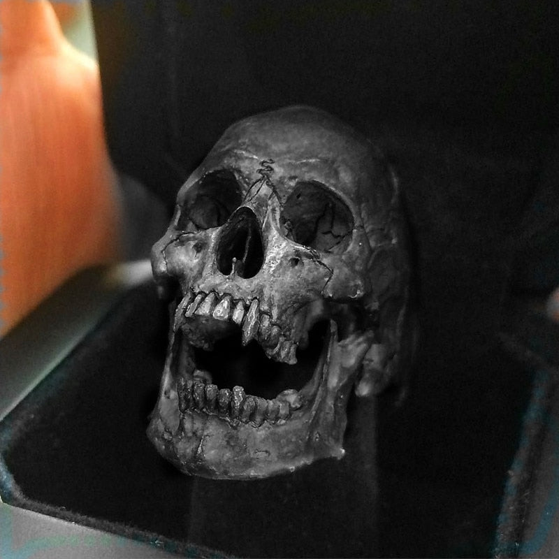 Skull Open Jaw Rings