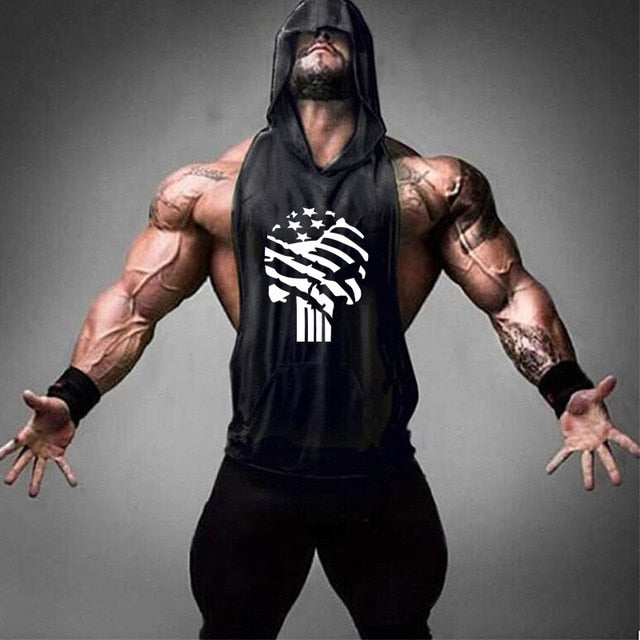 Men Tank Top with hooded