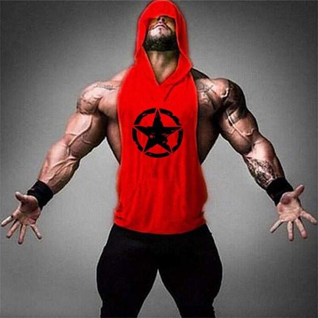 Men Tank Top with hooded
