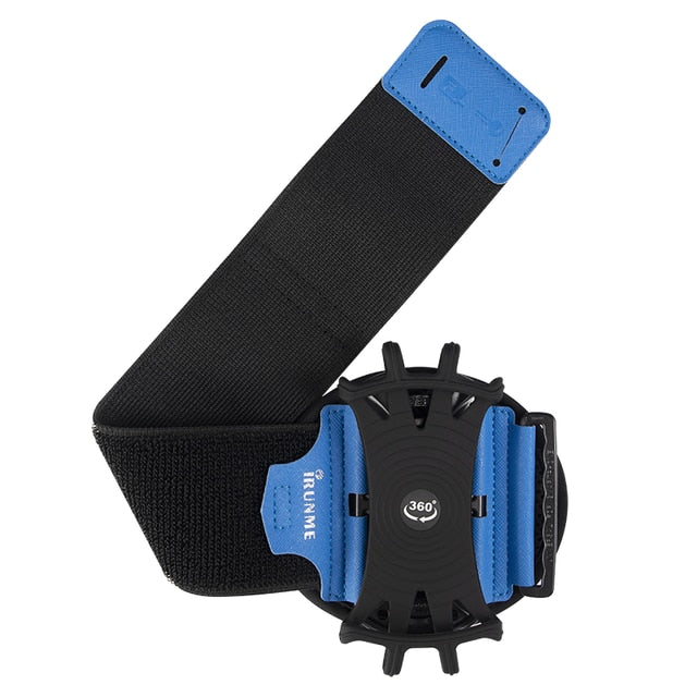 Removable rotating sports phone wristband