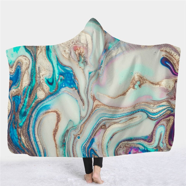 Quicksand Hooded Blanket
