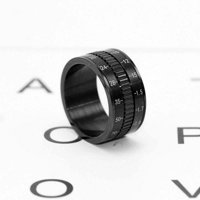 Photographer Black Camera Lens Ring