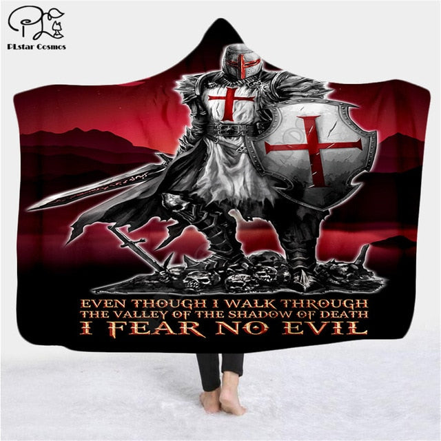 Knights Templar 3d printed Hooded