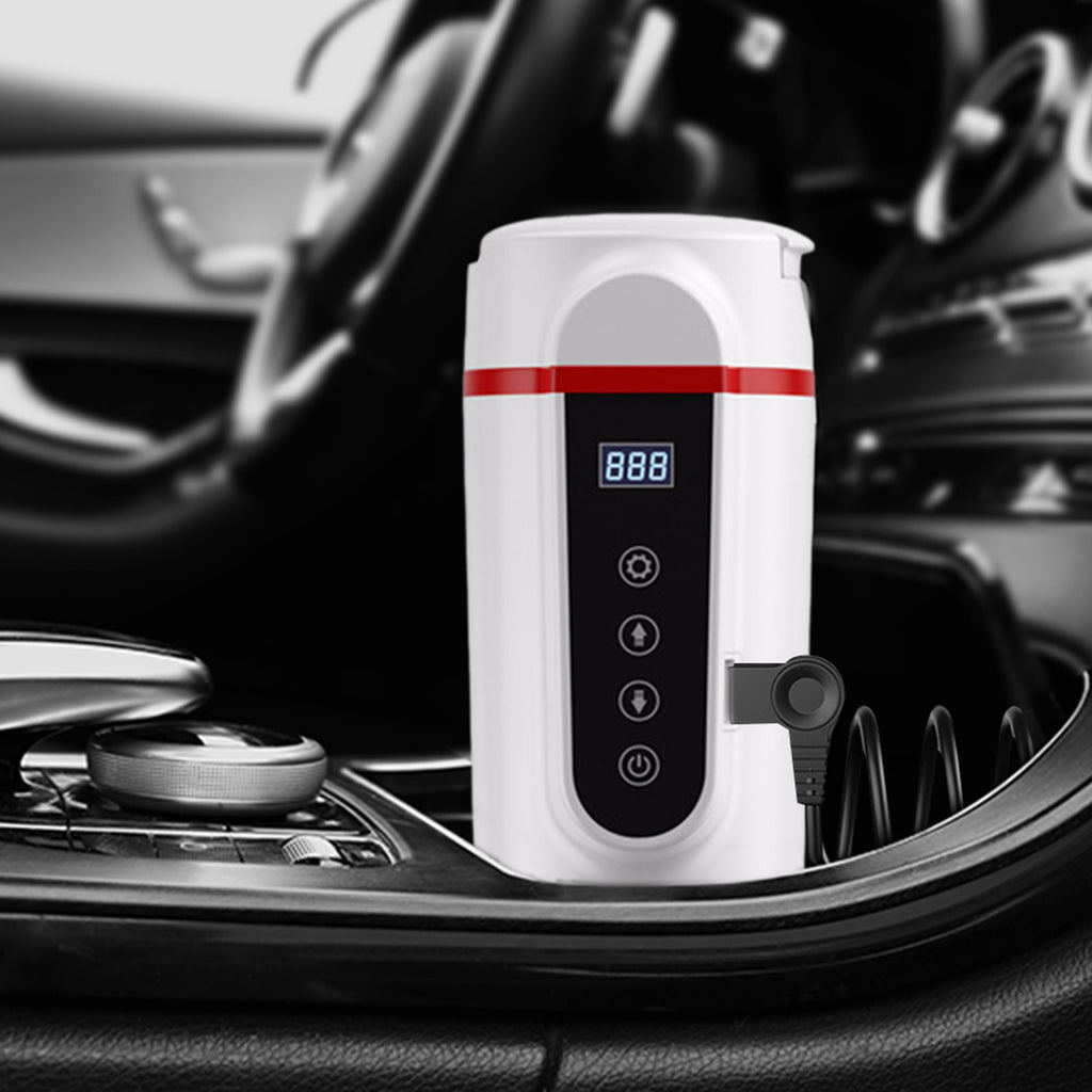 Stainless Car Heated Smart Mug With Temperature Control Water Cup