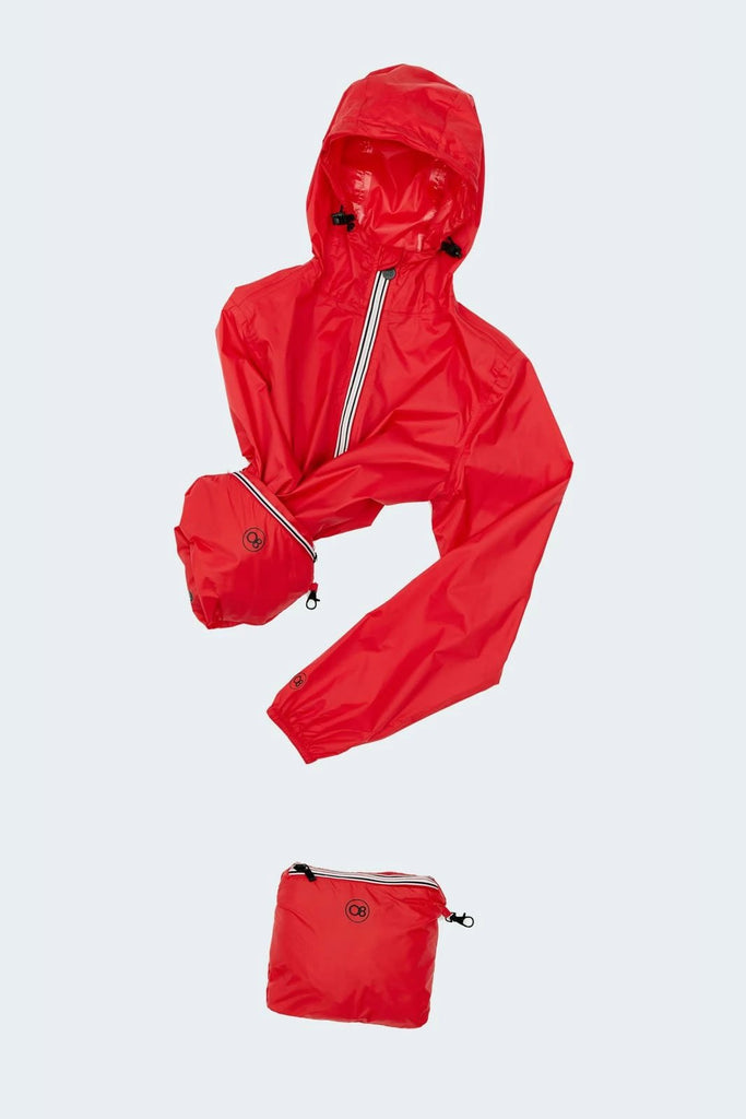 Max - Citrus Full Zip Packable Rain Jacket